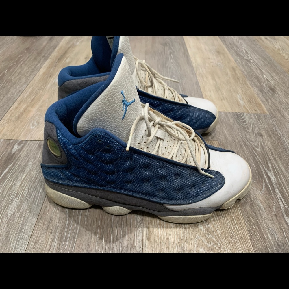 Nike Jordan Retro 13 Flint Blue & White Men’s 11.5